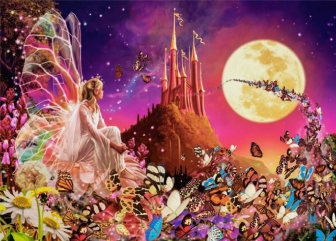 Slagalica 260 dijelova Fairy Fantasies – vile, leptiri i dvorac