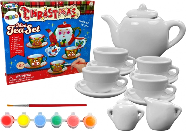 Veliki božićni kreativni DIY set za oslikavanje porculana – poklon