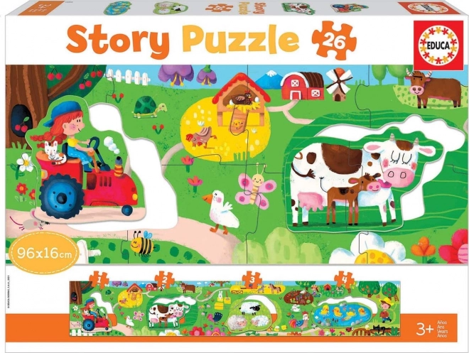 Educa narativne puzzle Farma 26 komada