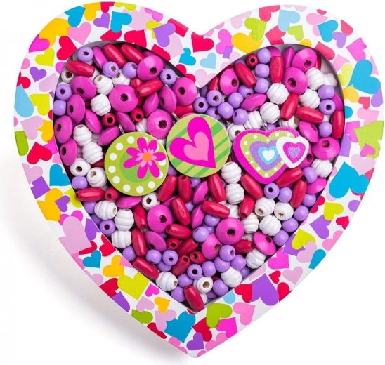 Set perlica u obliku srca