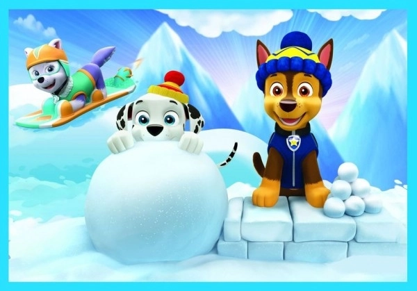 Puzzle Paw Patrol Psići u ophodnji 10u1 Pouzdan tim u kutiji 40x27x6cm
