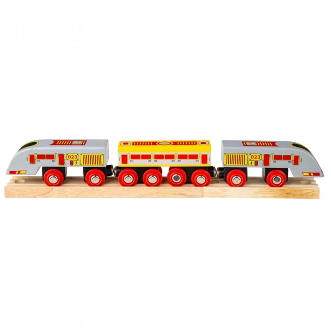 Bigjigs Rail Brzi vlak Eurostar + 3 tračnice