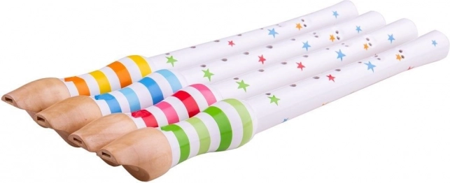 Drvena frula za djecu zelena - Bigjigs Toys