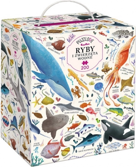 Puzzle Puzzlove CzuCzu – ribe i morski organizmi, 200 dijelova