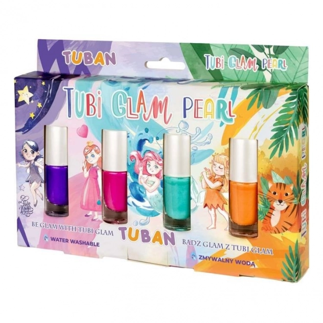 Set 4 laka Tubi Glam Lacquer - perla