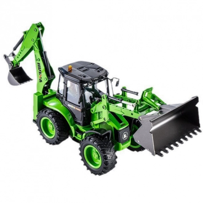 Zeleni RC bager utovarivač Huina 1:14