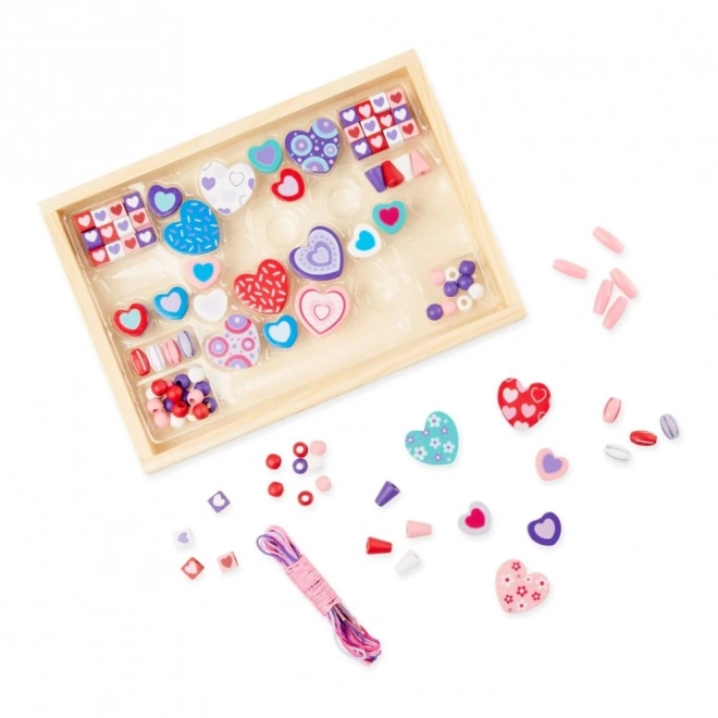Kreativni set perlica Srdašca - Melissa & Doug