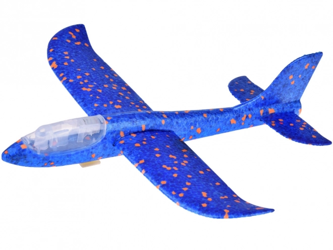 Pjenasti avion s LED svjetlom ispaljen iz pištolja