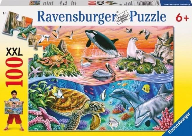 Puzzle Prekrasni ocean XXL od Ravensburger 100 dijelova