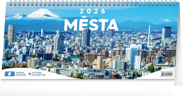 Stolni kalendar Gradovi 2026, dvotjedni