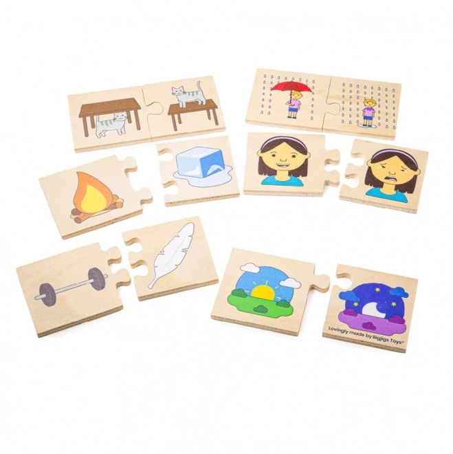 Bigjigs Toys Didaktičke slagalice Suprotnosti