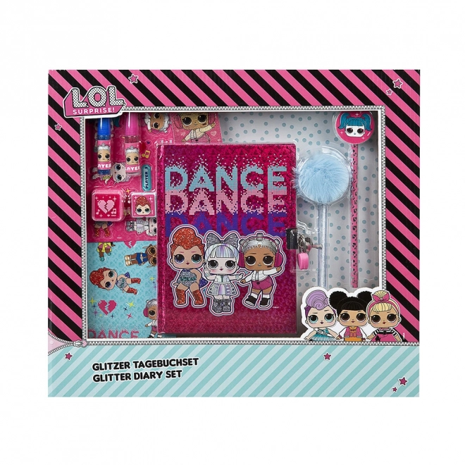 Set dnevnika s glitterom LOL Surprise