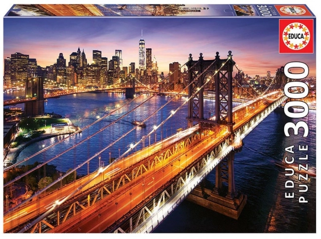 EDUCA Puzzle Sumrak na Manhattanu 3000 komada