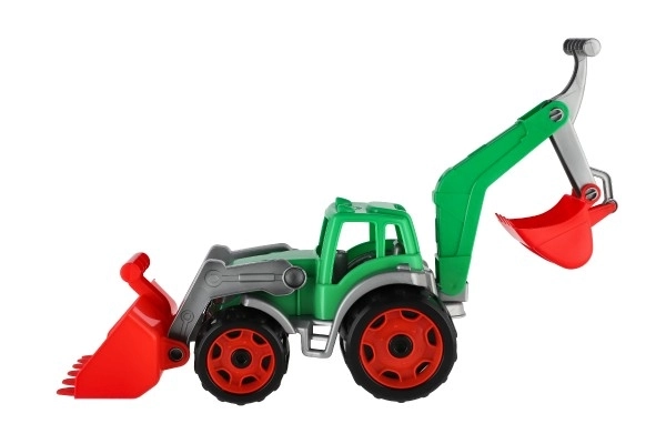 Traktor s lopatom i bagerom