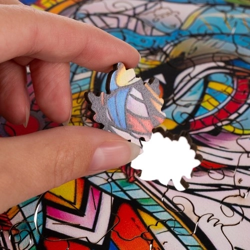 Drvene puzzle kruzzel Vuk