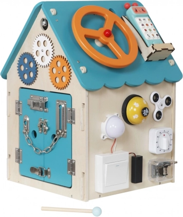 aktivna montessori kućica tirkizna 2Kids Toys