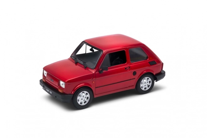 Model auta Welly Fiat 126p Maluch 1:21 crvena