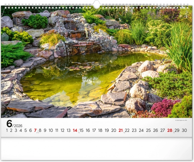 Zidni kalendar Vrtovi 2026