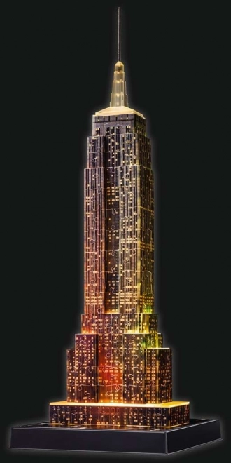 RAVENSBURGER Svjetleća 3D slagalica Noćna edicija Empire State Building 216 dijelova