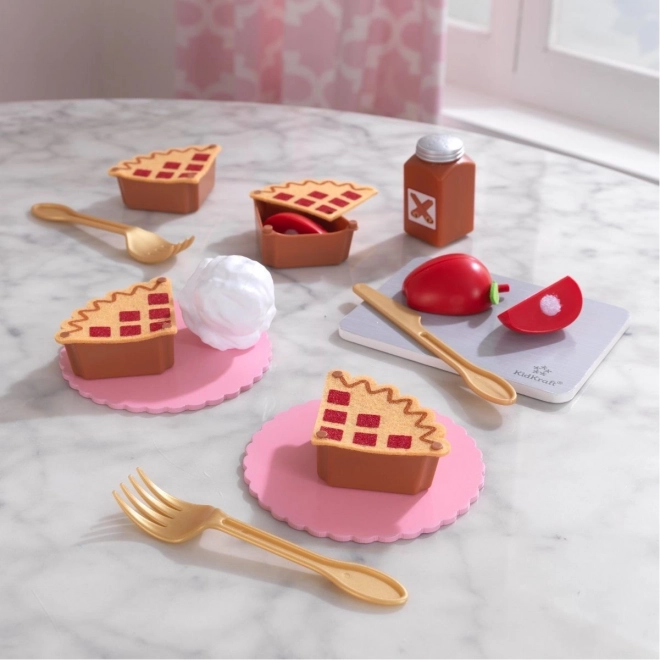KidKraft Create & Cook pita od jabuka – drveni set za kuhanje za djecu