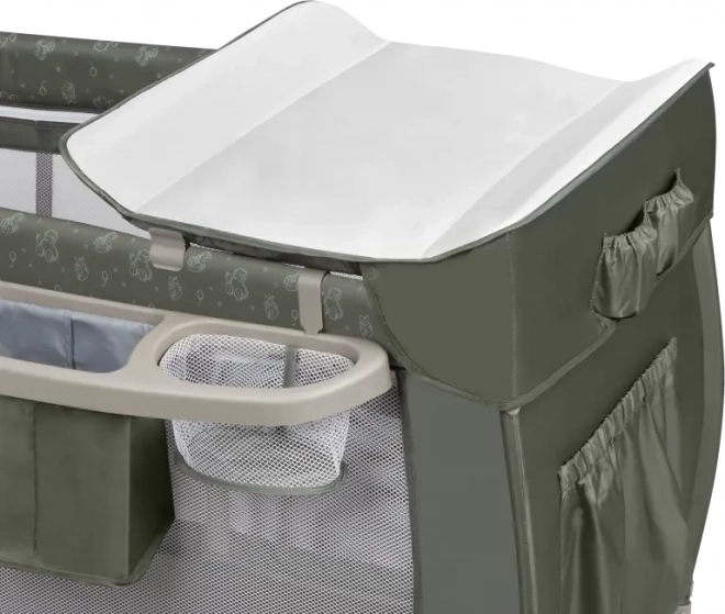 Putni krevetić Lionelo Sven Plus Beige Olive