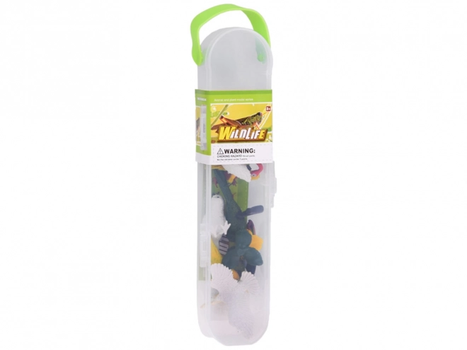 Set obojenih figura egzotičnih ptica