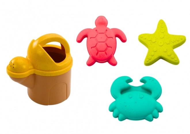 Set za pijesak Kanta Lopatica Grablje Sito Oblici Pastel