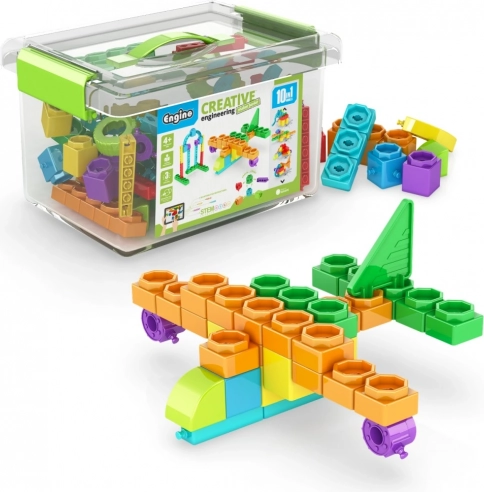 Konstrukcijski set Engino Box Junior – 10 modela za djecu od 4 godine