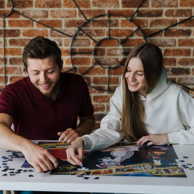 TREFL Puzzle Premium Plus Ikonični Trenuci: Damica i Skitnica 1000 dijelova