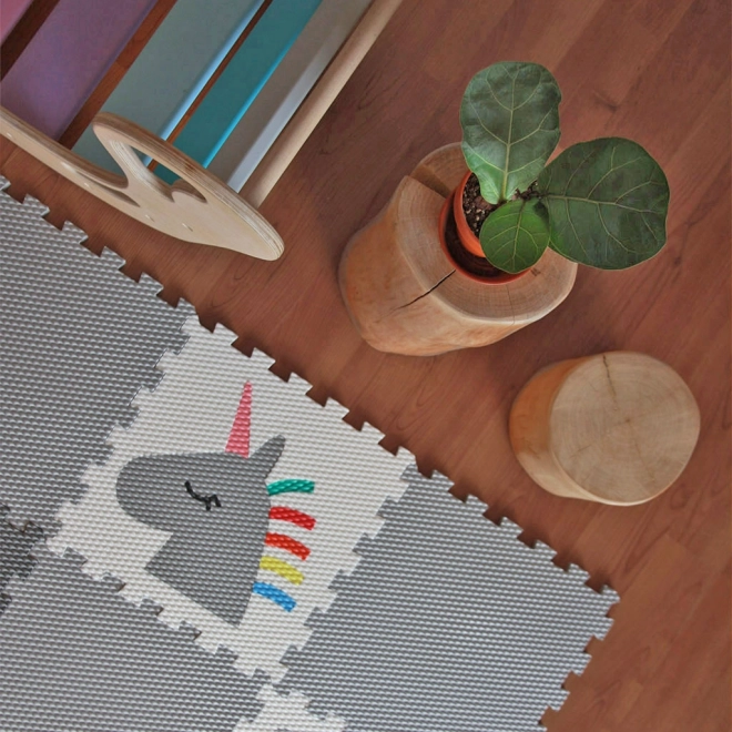 Minideckfloor podna 12 dijelova - ovčica, lama, jednorog, duga