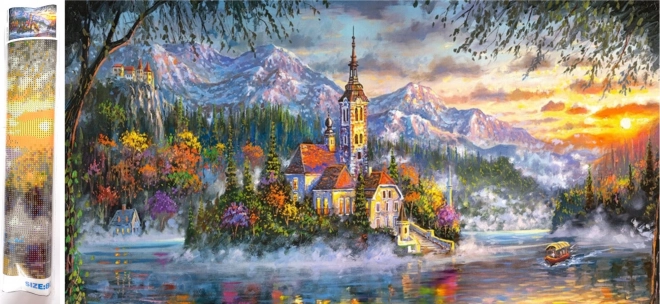 Norimpex Dijamantno slikanje Rezidencija na otoku 80x40cm