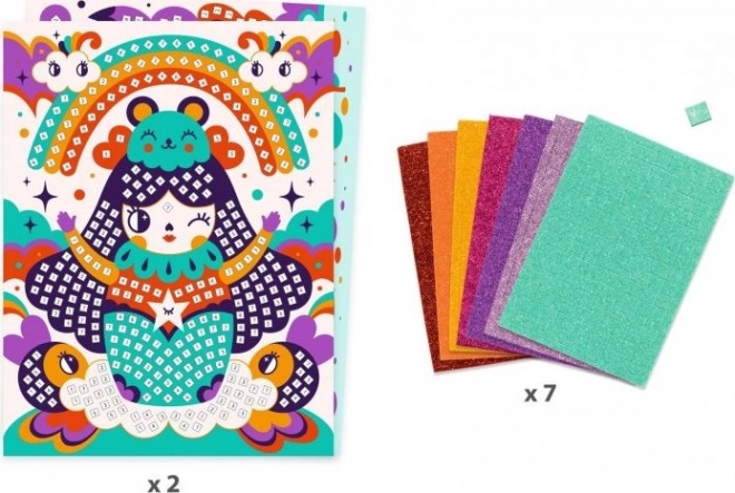 DJECO Mozaik Kokeshi