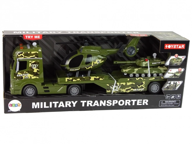 Vojna građevni set Frakcija tenka Helikopter s pogonom Kamion