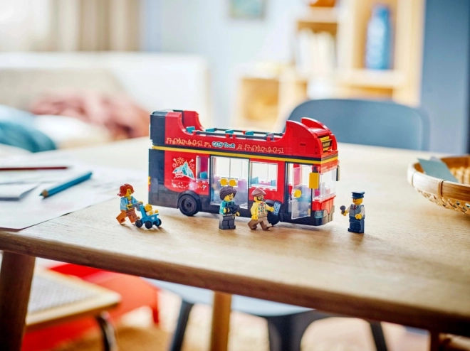 LEGO City 60407 Crveni dvospratni panoramski autobus