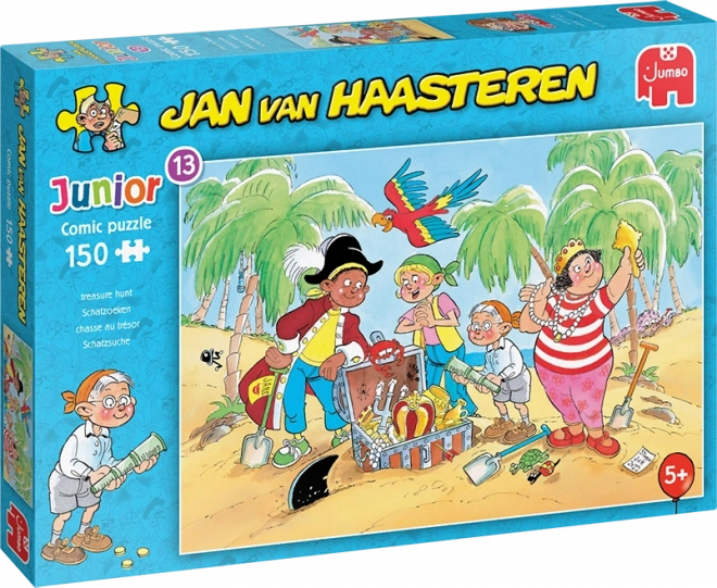 JUMBO Puzzle JvH Junior 13: Potraga za blagom 150 dijelova