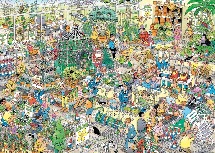Puzzle Vrtni centar 1000 dijelova