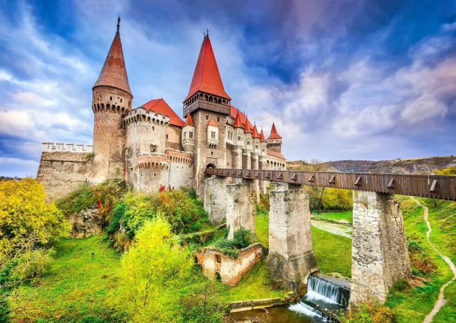 Slagalica Korvinov dvorac, Hunedoara, Rumunjska 1000 komada
