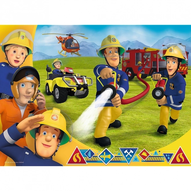 Puzzle 30 dijelova - Vatrogasac Sam, Spremni pomoći