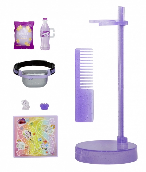 Rainbow High Sjaj i Sjaj Moda lutka - Viola (Ljubičasta)