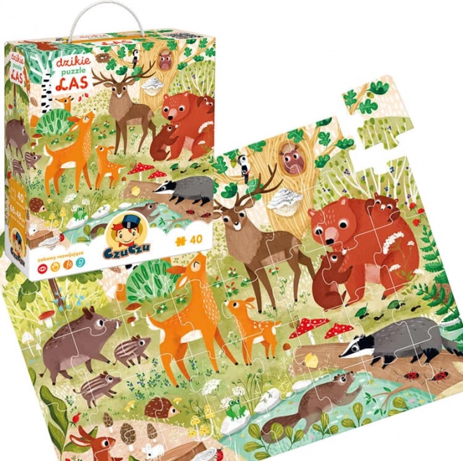 CzuCzu Puzzle Divlja šuma 40 dijelova