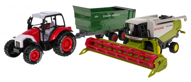 Set poljoprivrednih vozila Traktor + kombajn