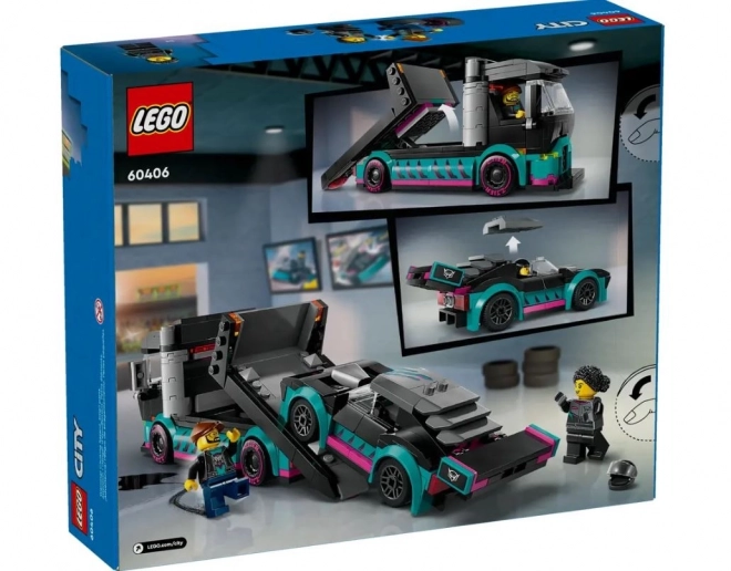 LEGO® City 60406 Kamion s trkaćim autom