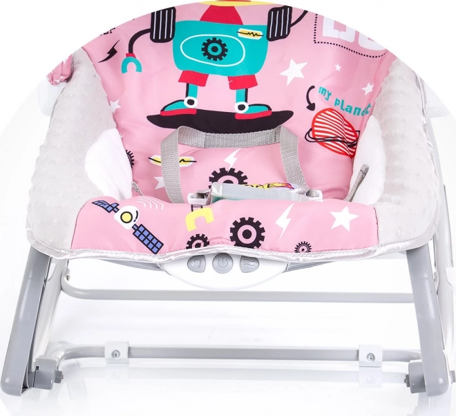 CHIPOLINO Bebe ljuljačka vibrirajuća 2u1 Baby Spa Pink