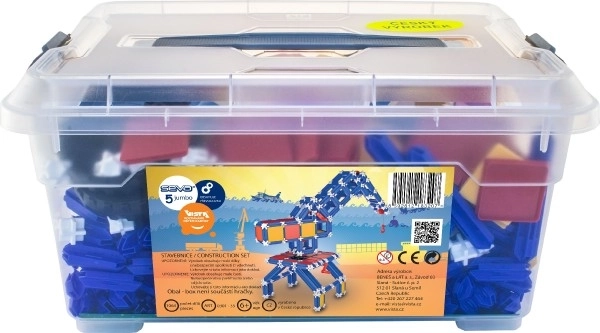Konstrukcijski set SEVA 5 Jumbo plastika 1064 komada u plastičnoj kutiji 40x19x27cm
