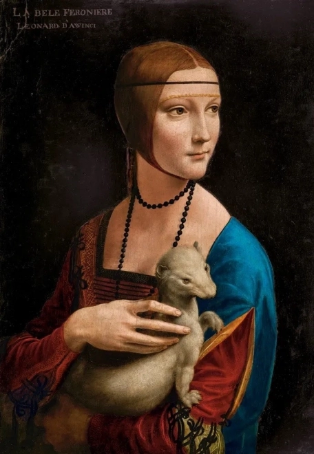 Puzzle 1000 komada Dama s hermelinom od Leonarda da Vincija Art Collection