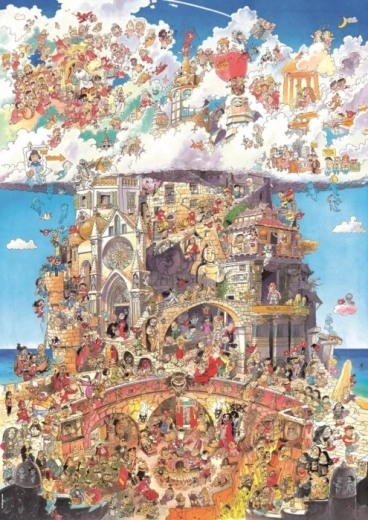 Heye puzzle Nebo i pakao 1500 dijelova