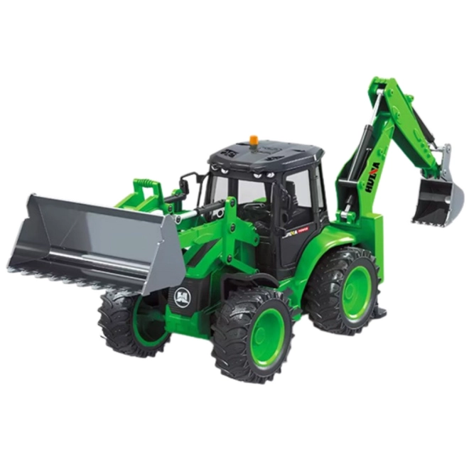 Zeleni RC bager utovarivač Huina 1:14