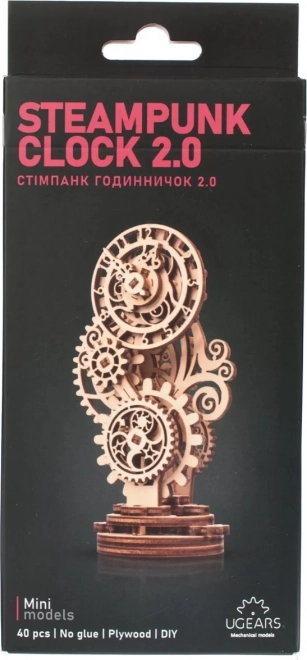 Ugears 3D drvene mehaničke puzzle Steampunk satovi