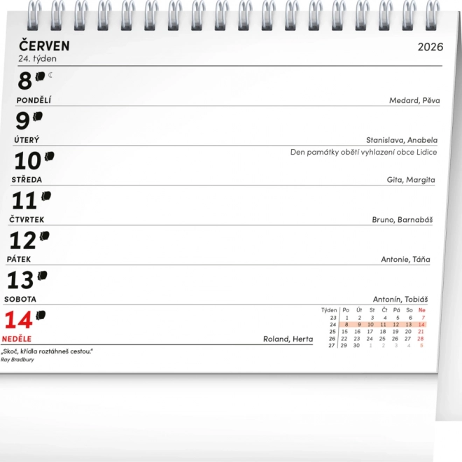 Stolni kalendar 2026 s citatima