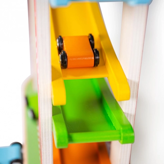 Drvena trkaća staza za automobile od Bigjigs Toys